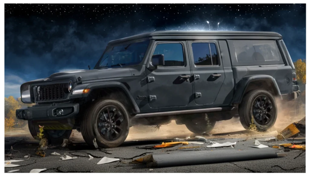 Presentación del Jeep Gladiator NightHawk 2024 en honor al eclipse solar